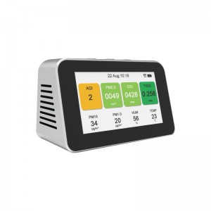 Dienmern 2019 Detector portabil pentru calitatea aerului CO2 PM2.5 tester detector de aer interior PM1.0 PM10 monitor inteligent pentru calitatea aerului HCHO