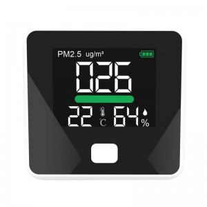 Analizator portabil PM2.5 Meter Detector portabil Detectorul de temperatură a gazului Tester Tester Monitorizarea calității aerului Umiditate